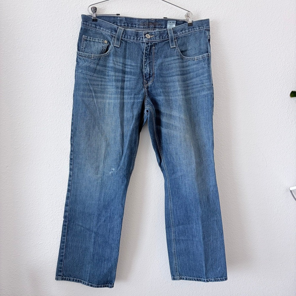 Cinch Carter 2.0 Mens 38x31‎ Blue Denim Jeans Bootcut Classic Fit
